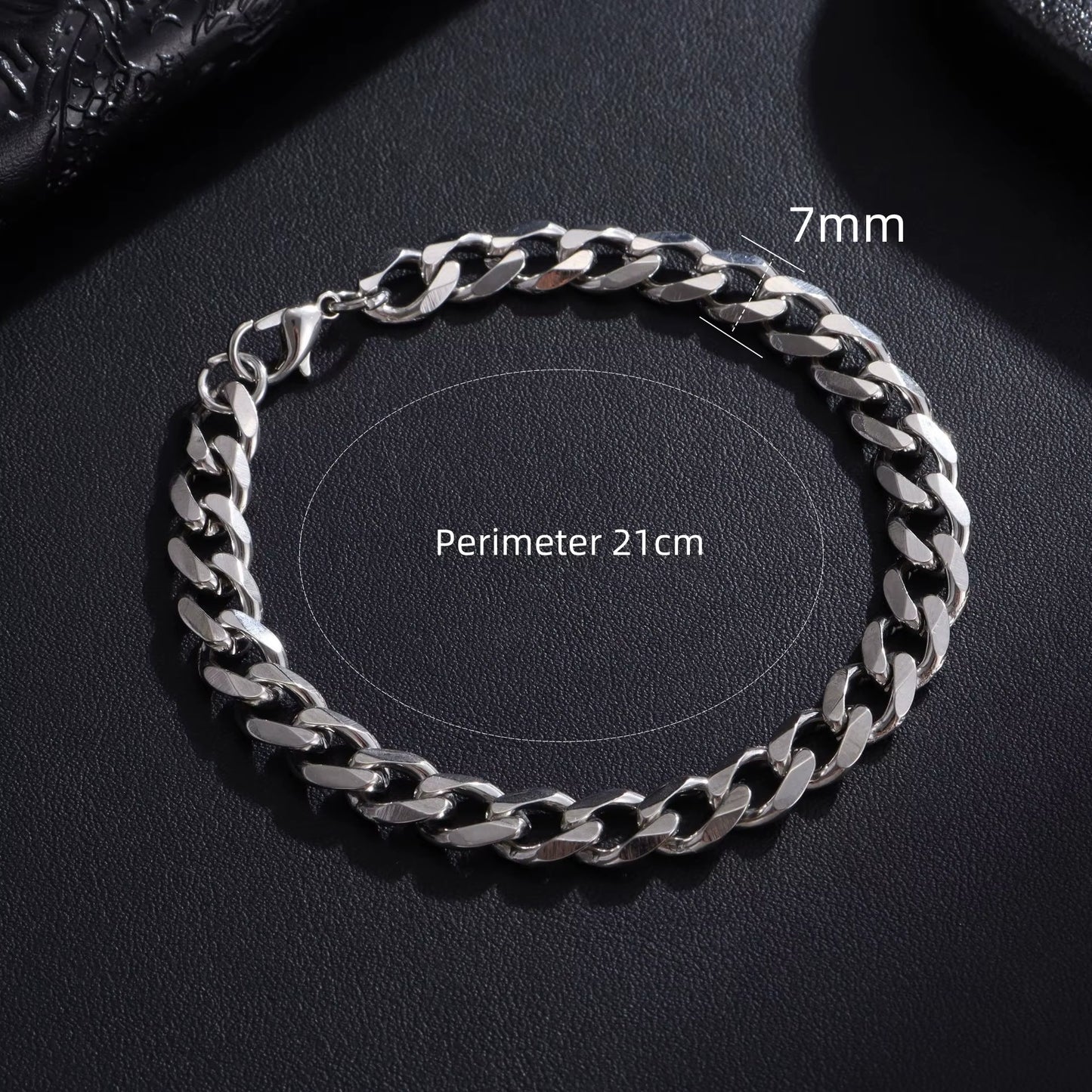 Men’s Stainless Steel Chain Bracelet – Minimalist Everyday Style