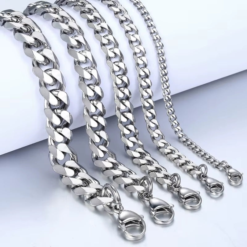 Men’s Stainless Steel Chain Bracelet – Minimalist Everyday Style